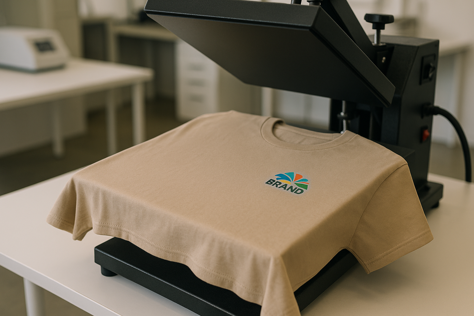 Printed custom t-shirts with designs or company branding