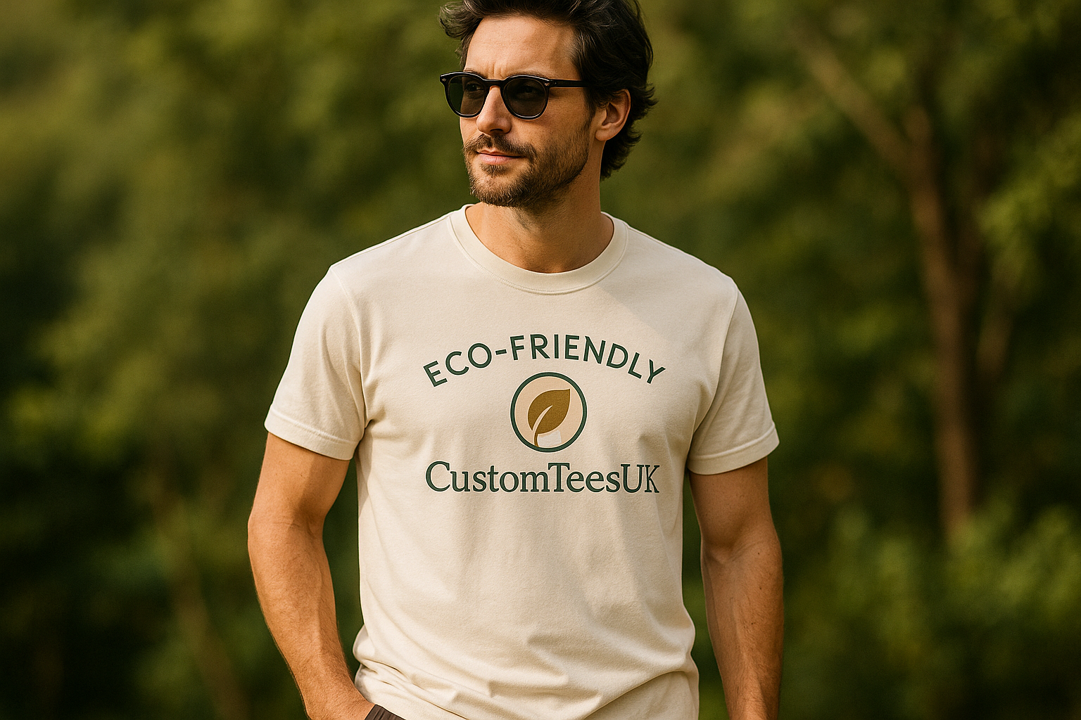 Eco-friendly custom t-shirts made from sustainable fabrics